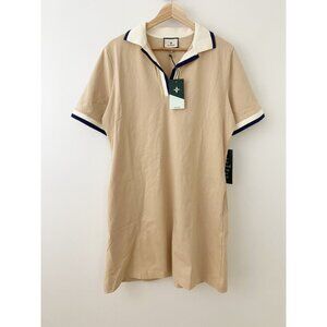NWT Tuckernuck Hutton Polo Dress Biege